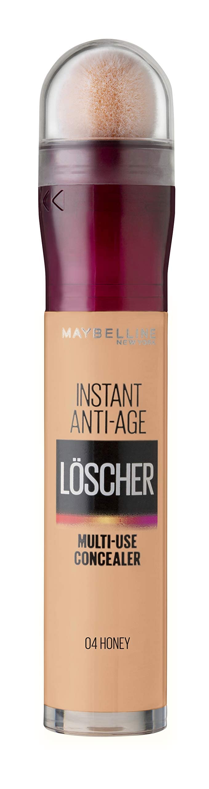 Maybelline New York Concealer, Instant Anti-Age Effect Concealer, Eraser with Micro Eraser Applicator, No. 04 Honey, 6.8 ml