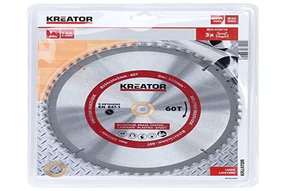 KREATOR KRT020505 Sierra Disco Multi Use 254 mm 60d