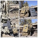 OneTigris MOLLE Radio Holder Tactical Cordura Nylon Short Radio Pouch for BaoFeng UV-5R/UV-82