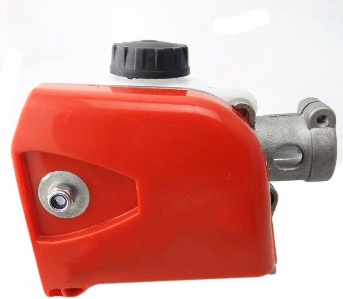 26mm Chainsaw Gearbox Head, Orange Spline Gear Head Pole Saw Tree Cutter Chainsaw Gearbox Gear Head Tool for Lawn Mower Attachment (9 Spline): Home Improvement