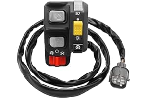 JAVIK Compatible with Honda Rancher 350 ES 2000-2005 Switch Handlebar Control Electric Shift Shifter Start Kill Stop Headlight Switch for Honda Rancher 400 2004-2007,OEM# 35200-HN7-003 35020-HN5-A10