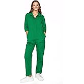 Lana Roux Women's Blue Denim Aviator Jumpsuit