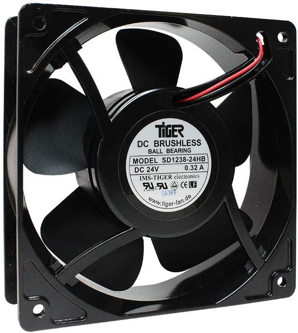 Axial Fan, 24Vdc, 120x120x38 mm, Ball Bearing, High Speed, Tiger