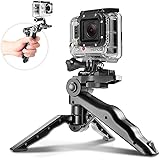 Guojia Portable iPhone Camera Tripod Stand Holder, Adjustable Mini Tripods Smartphones Mount for iPhone X 8 7 7Plus 6s Plus 6 SE 5 5C Samsung Galaxy S6 S7 S8