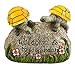 Solar Powered 2 Baby Turtles on Stone Outdoor Accent Lighting LED Garden Light Decor
