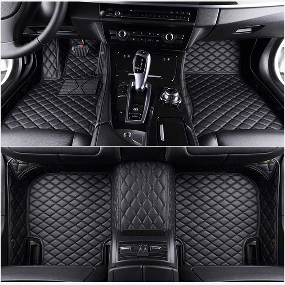 HCDSUSN leather car floor mats,For Chevrolet Chevy Tahoe 5 seats 2002 2018 2019 Custom auto foot Pads automobile carpet covers