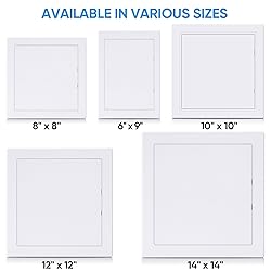 TICONN Access Panel for Drywall, 6 x 9 Inch ABS