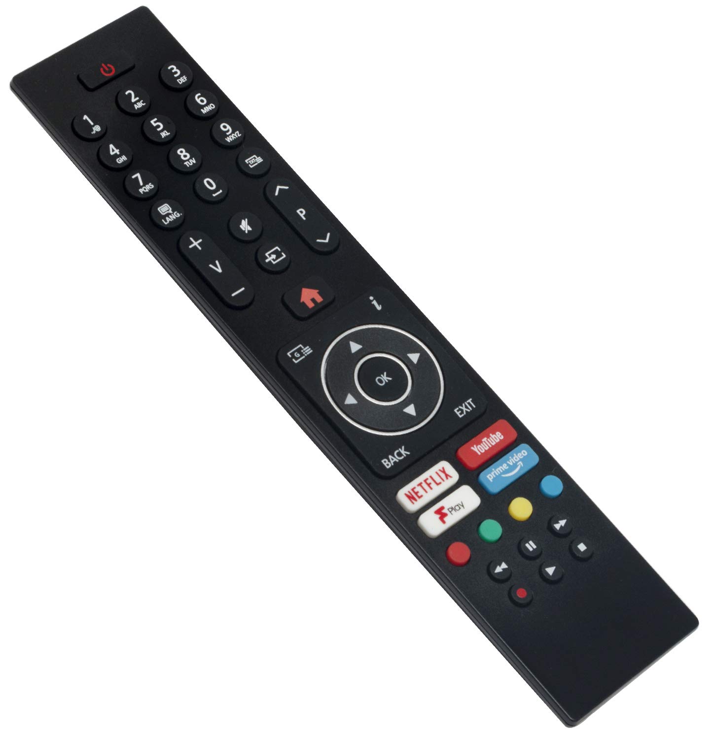 ALLIMITY RC43137 RC43137P Remote Control Replaced for Finlux Celcus Luxor Polaroid TV 32-eb-hd 43-fhd 49-eb-uhd 49-fud-8020 55-fud-8020