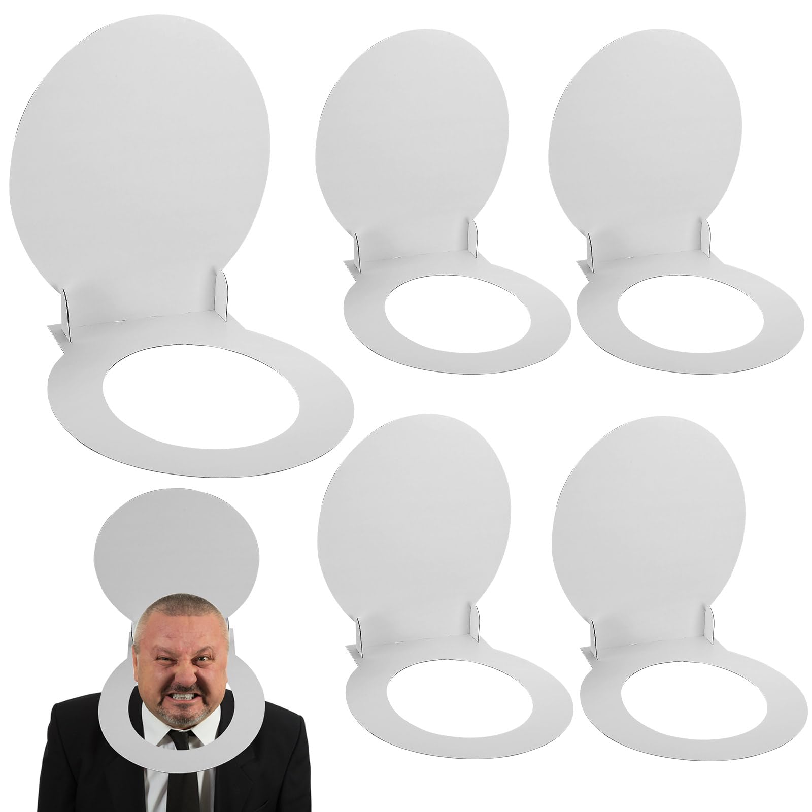 Photo 1 of ***Factory seal***

Vicenpal  Pack Halloween Toilet Costume Couples Set Cosplay Cardboard Funny Portable Toilet Costume Costumes for Halloween Cosplay Themed Parties Men Women