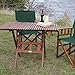 Byer of Maine Pangean Roll Top Table, Hardwood Keruing Wood, Hand-Dipped Oil Finish, Easy to Fold and Carry, Perfect for Camping and Tailgating, Matches All Furniture in the Pangean Linethumb 2
