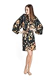 Kim + ONO Women's Kimono Robe Short - Watercolor