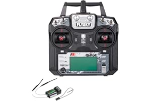 GoolRC Flysky FS-i6X 2.4GHz 10CH AFHDS 2A RC Transmitter with FS-iA6B Receiver for RC Drone Airplane Helicopter