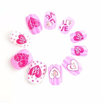 Get Cute Pink Red Cake Children Fake Nails 40 Pcs Pre Glue Press On For Free Wallpaper Cute Pink Red Cake Children Fake Nails 40 Pcs Pre Glue Press On Free HD