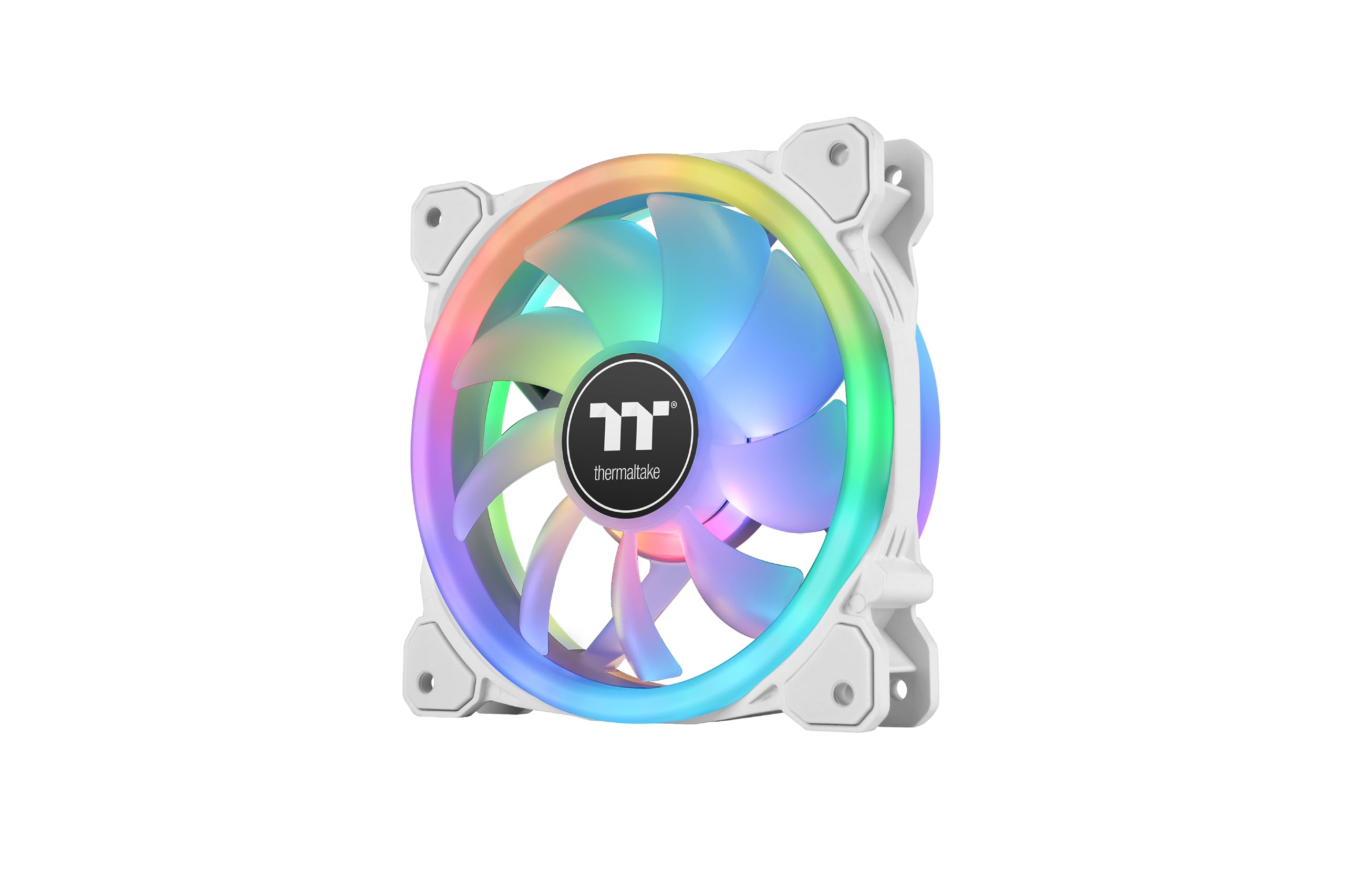 SWAFAN 12 RGB Radiator Fan TT Premium Edition White 3 Pack