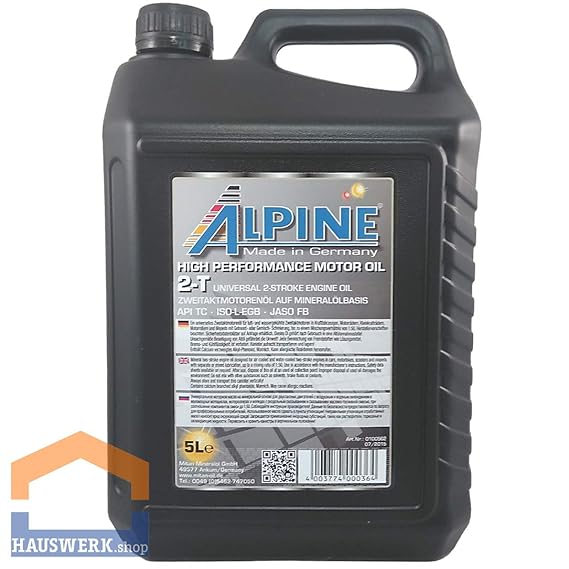 Alpine 2T Zwei-takt-öl teilsynthetisch selbstmischend 5Liter