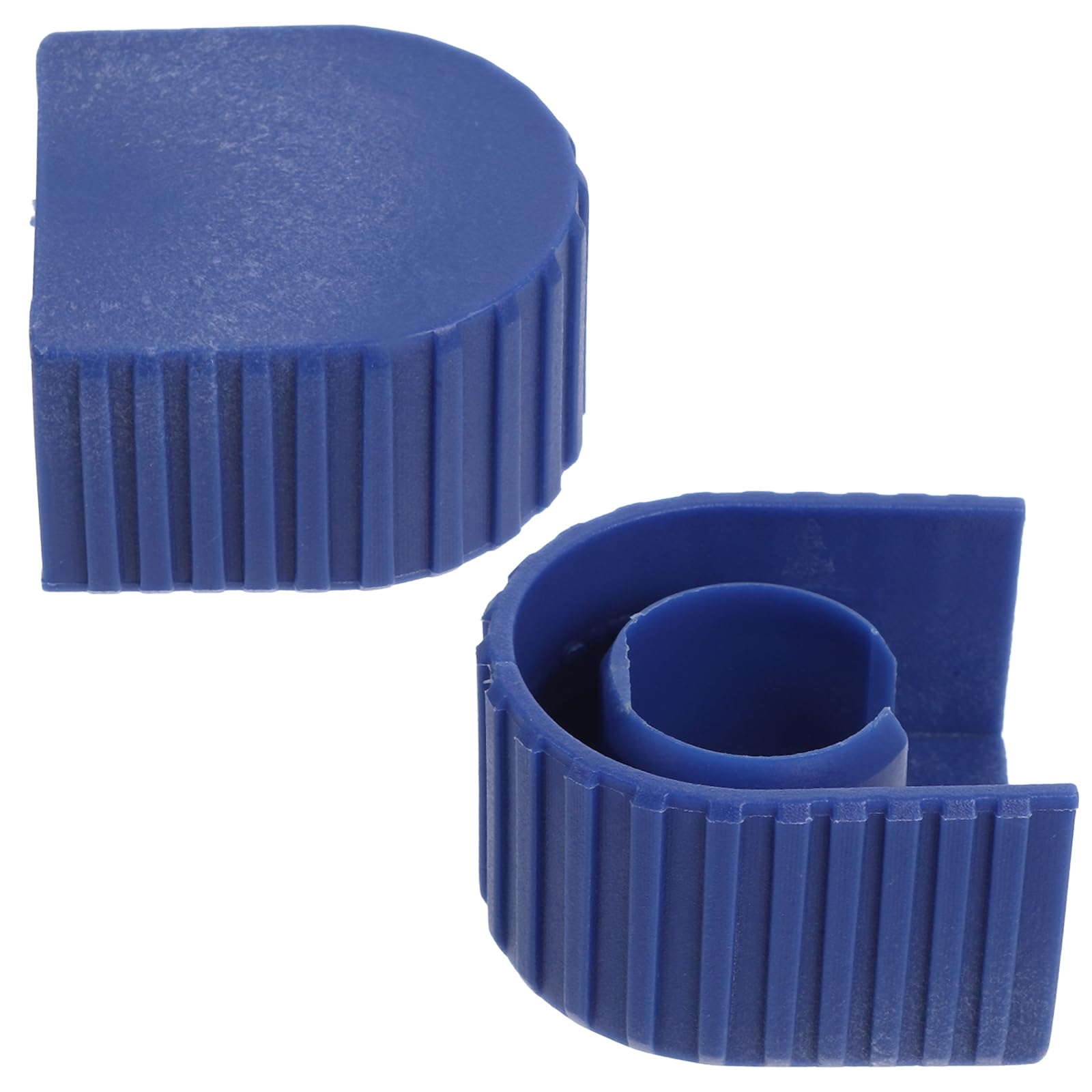 Hemobllo Ladder Caps - 2 Pcs Ladder End Caps Plastic Ladder Protectors Telescopic Ladder Top Cover Ladder Extension Ladder Stabilizer Ladder Protective Caps Accessories, Blue