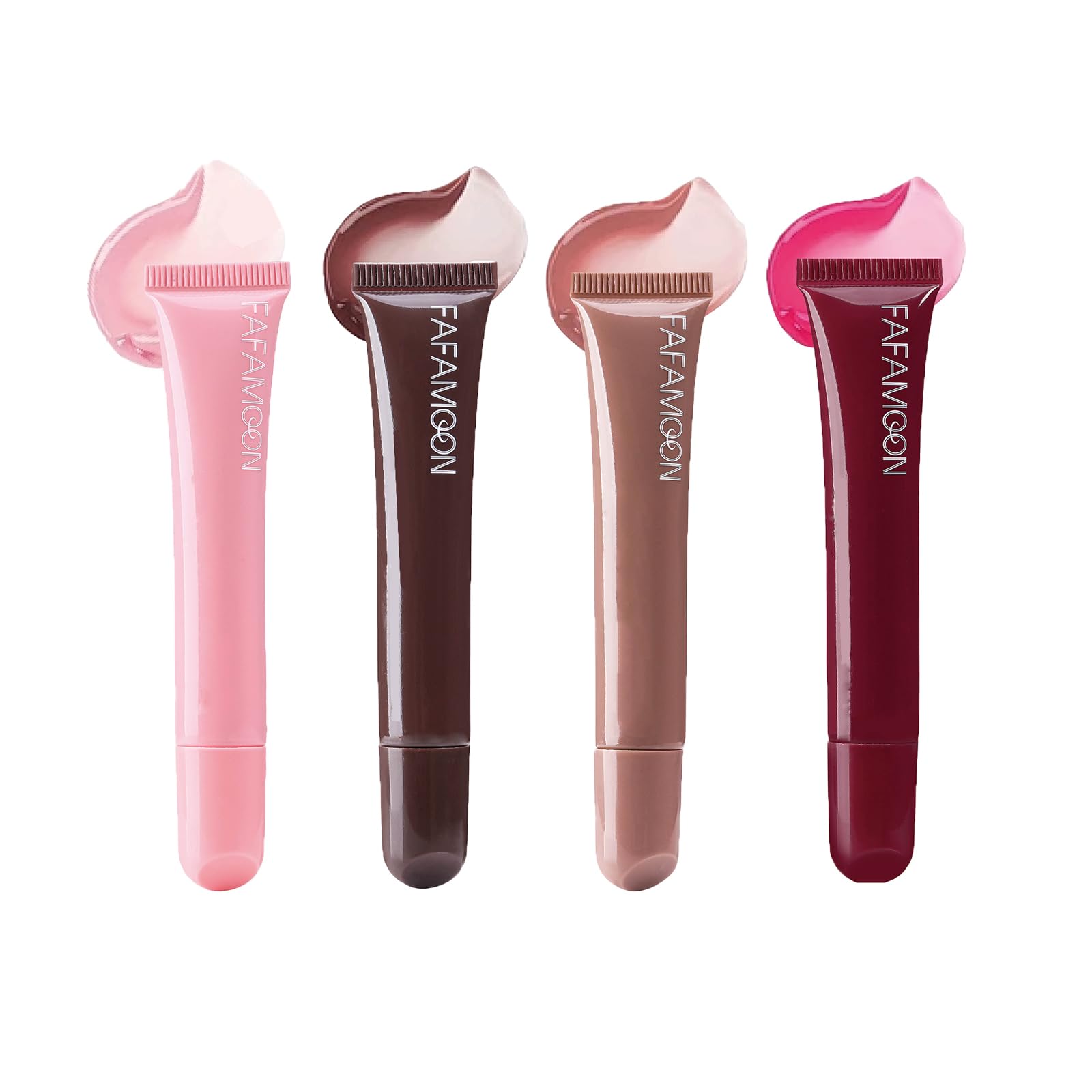 Riroenst 4 Colors Moisturizing Lip Tint, Hydrating Tinted Lip Oil, Nourishing Lip Care, Long Lasting Hydrating Lip Gloss Makeup