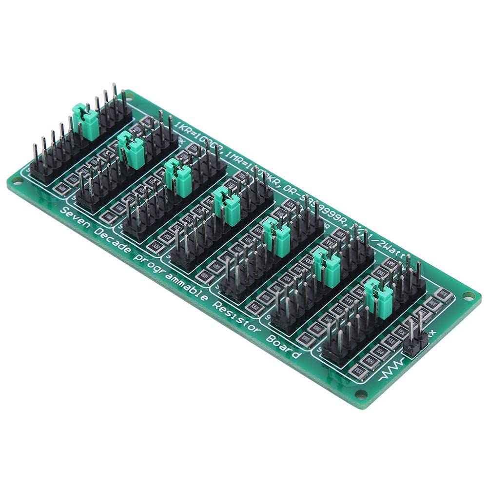 Resistor Programmable Resistor Board 0.1R ‑ 9999999R 8 Section 0.1R Accuracy Electronic Component for Educational Experiments Electronic Engineering Designs