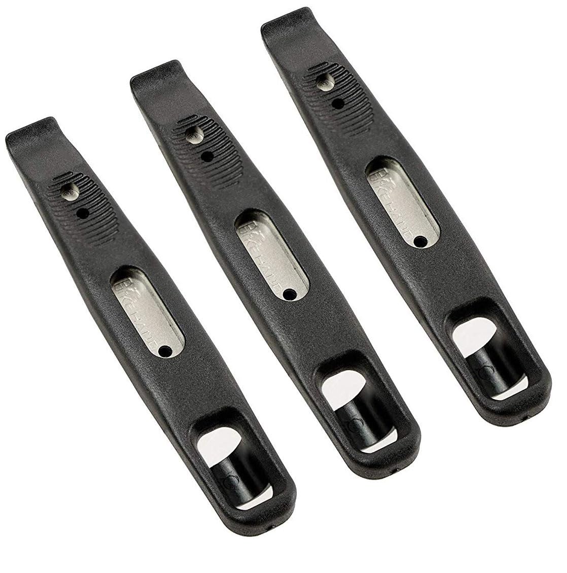 3 x BIKEHAND Bike Bicycle Plastic Metal Boosted Tool Tire Levers - Great to Remove Tire at ease and Replace the tubes without Damaging the Wheels