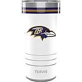 Tervis Traveler NFL Baltimore Ravens - Arctic Triple Insulated Insulated Tumbler Travel Cup Keeps Drinks Cold & Hot, 20oz, Stainless Steel