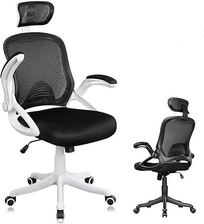 Amazon 在宅勤務 オフィスチェア オフィスチェアー メッシュ デスクチェア パソコンチェア ワークチェア 昇降 Pcチェア パソコンチェアー ロッキング コンパクト チェアー 回転 いす 椅子 事務椅子 学習椅子 キャスター付 ブラック ホワイト 白 黒 ブラック デスク