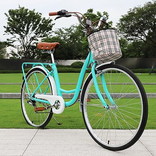 TWY12U Speed Comfort Hybrid Bike, 24 inch 26 inch Womens Beach