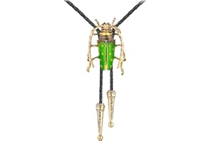 GelConnie Bolo Tie for Women 3D Animal Insect Bolo Ties for Men Western Cowboy Bee Enamel Bolero Ties Christmas Gift