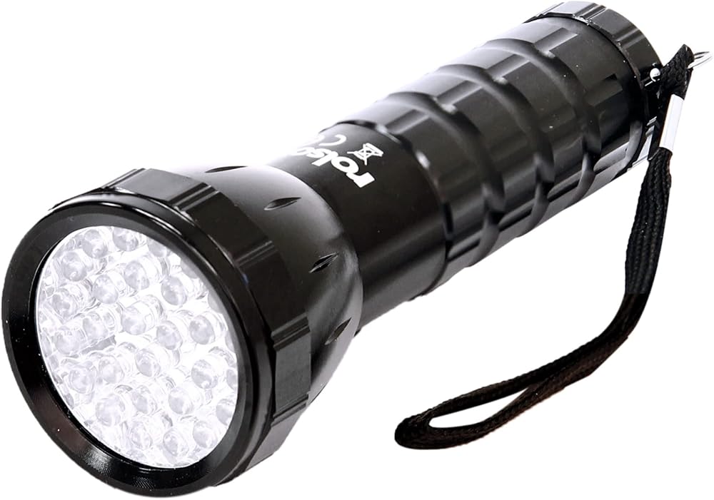 Rolson 61671 28 LED Aluminium Torch 100 Lumens 3AAA Batteries Wrist Strap