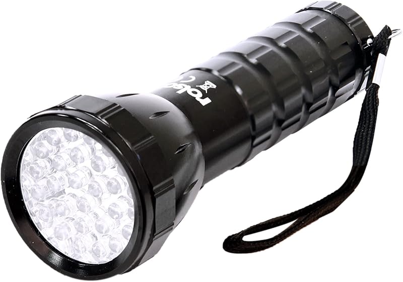 Rolson 61671 28 LED Aluminium Torch 100 Lumens 3AAA Batteries Wrist Strap