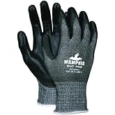 MCR Safety 92723PUM Cut Pro 13 Gauge HyperMax Work Glove, Cut Protection Glove, Polyurethane Coated Palm &amp; Fingertips, Medium