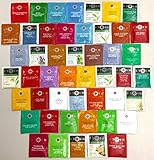 PowerTea Medley Gift Box Stash Tea Variety 45 Tea Bags with Power for Apple Honey Sticks