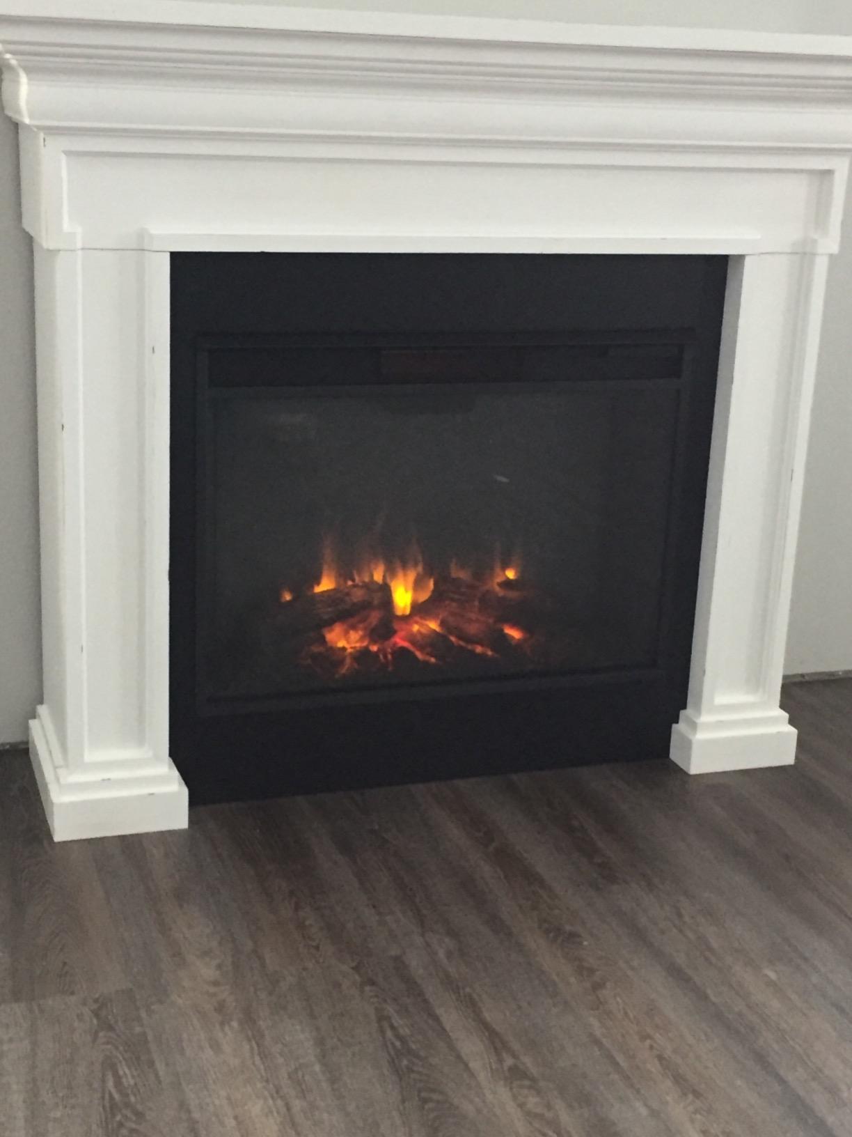 79/mo Finance Real Flame Emerson Grand Electric Fireplace, English