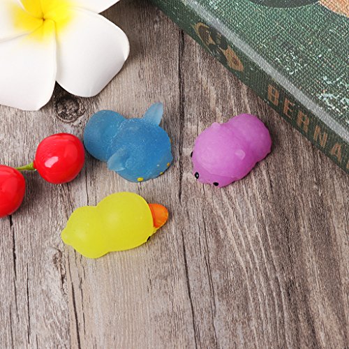 chuwa Cute Mochi Antistress Glow in The Dark Squishy Cat Stress Reliever Toy