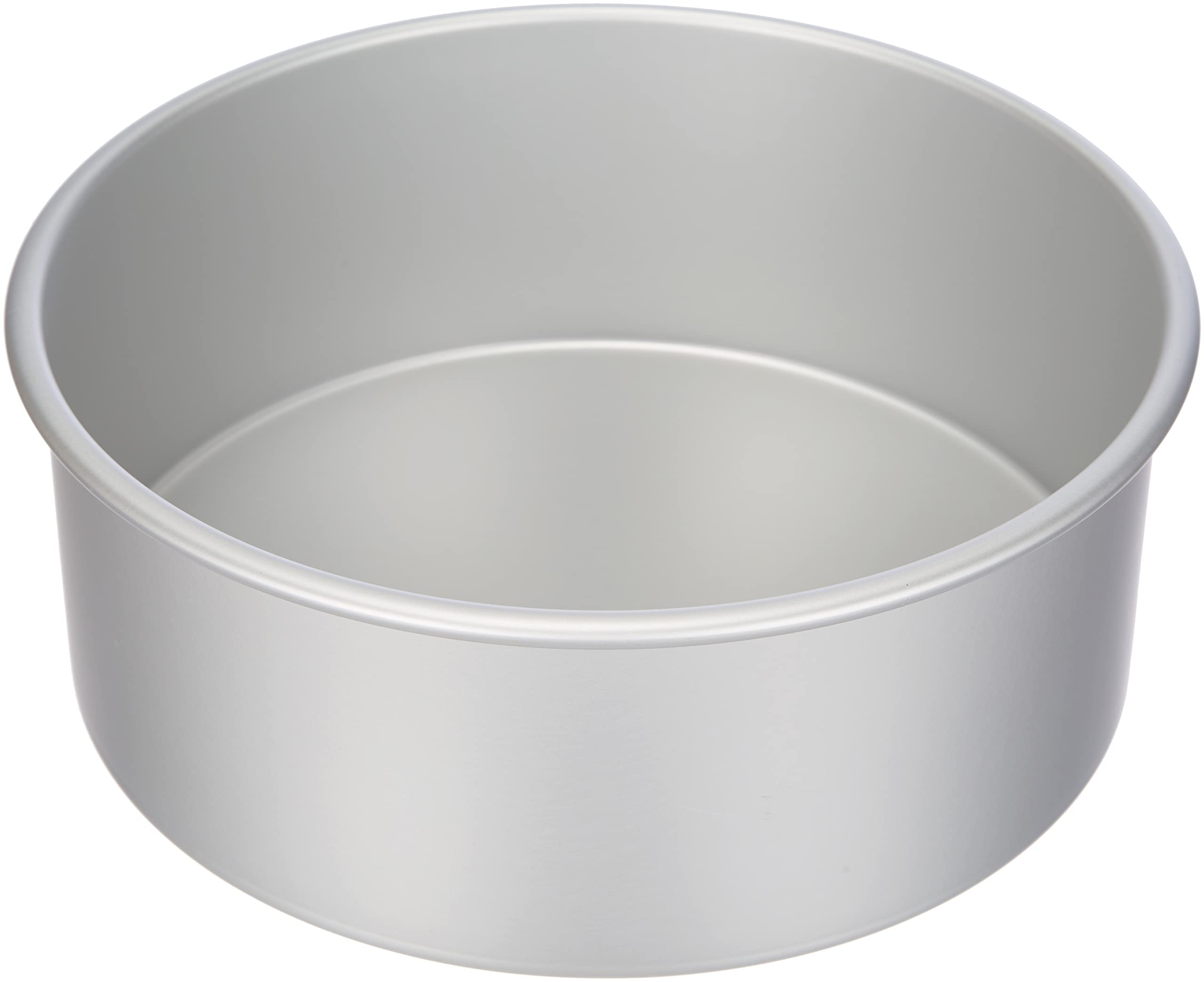DECORA Round Professional Anodized Aluminium Pan, Silver, 26.5 x 26.5 x 10.5 cm
