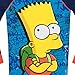 The Simpsons Boys' Bart Simpson Pajamas Size 14