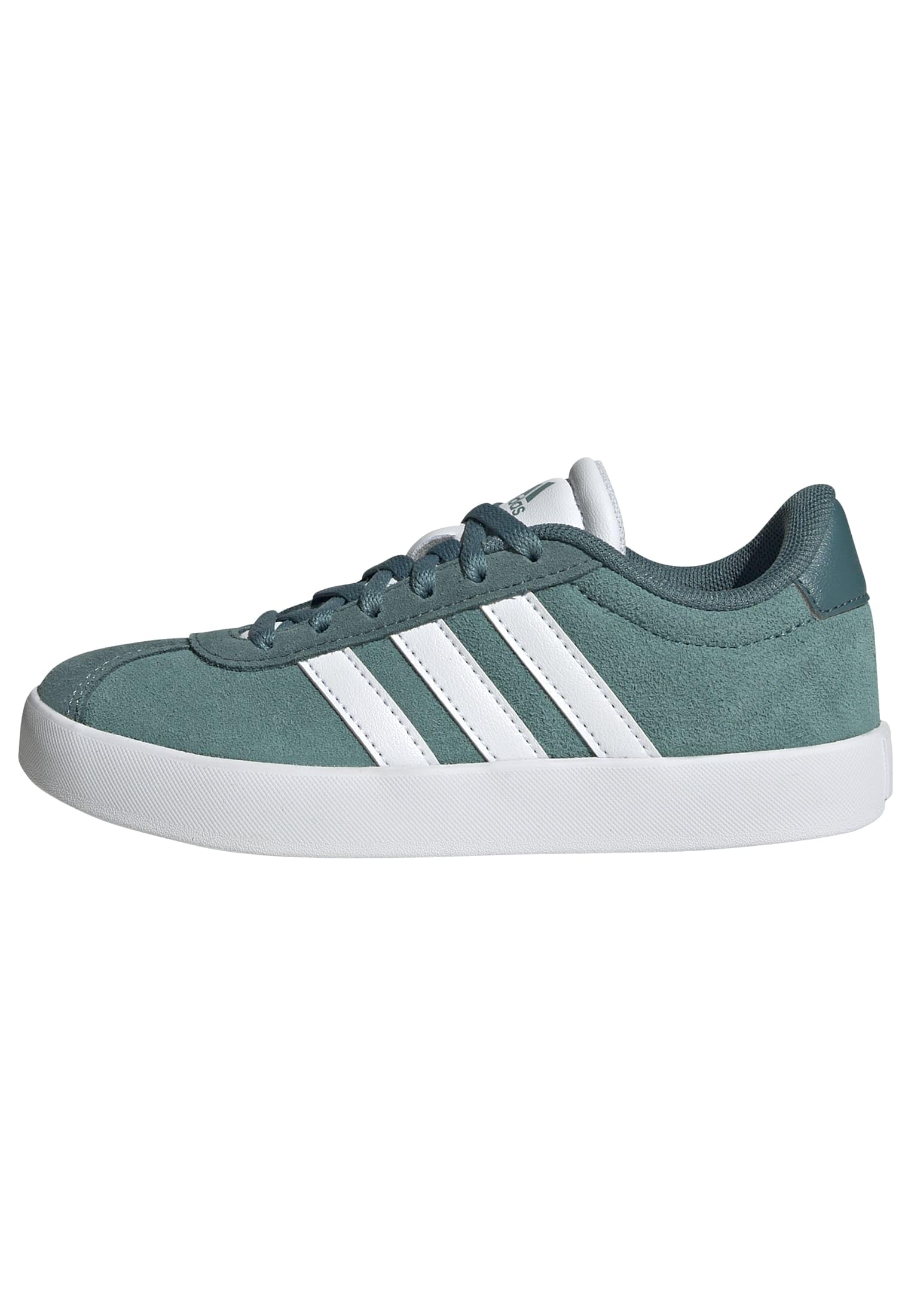 adidas Unisex-Kids VL Court 3.0, Powder Teal/White/Preloved Teal, 4.5 Image