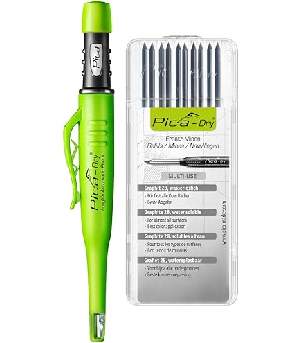 TAJIMA Chalk Line - Chalk-Rite II Chalk Box with Extra Bold 1mm