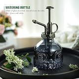 ZIUHEOA Plant Mister Glass Watering Spray Bottle 6.4 Inch 200ml Grey view 5