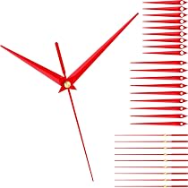 8 Kits Aiguilles Horloge PATIKIL - Mécanisme Aluminium - Blanc - Pour Cadran Horloge DIY