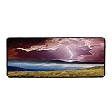 Lake House Decor Ordinary Mouse Pad,Sky with