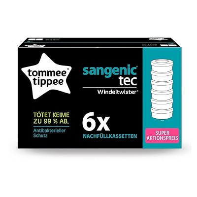 TEC 6-Pack Nappy Bin Refill Liner for Tommee Tippee Cote dIvoire