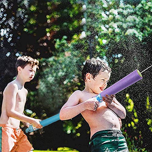 Water Guns for Kids 6 Pack Foam Water Blaster Set, Squirt Gun Shooter Swimming Pool Pump Foam Water Soaker Blasters Soaker Summer Beach Toys Outdoor Pool Toys for Kids and Adults
