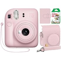 Fujifilm Instax Mini 12 Instant Camera Blossom Pink + Minimate