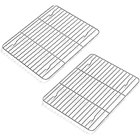 2 Pack Cooling Rack for Baking Stainless Steel, Heavy Duty Wire Rack Baking Rack, 11.7" x 9.4" Cooling Racks for Cooking, Fit