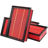 2-Pcs Engine Air Filters for Transit-150/Transit-250 3.2/3.5 3.7L 2015-18 | for Ford Transit-350 3.2L 2015-2018, Replace#CK4Z-9601-A, Engine Filter Replacement Car Accessories