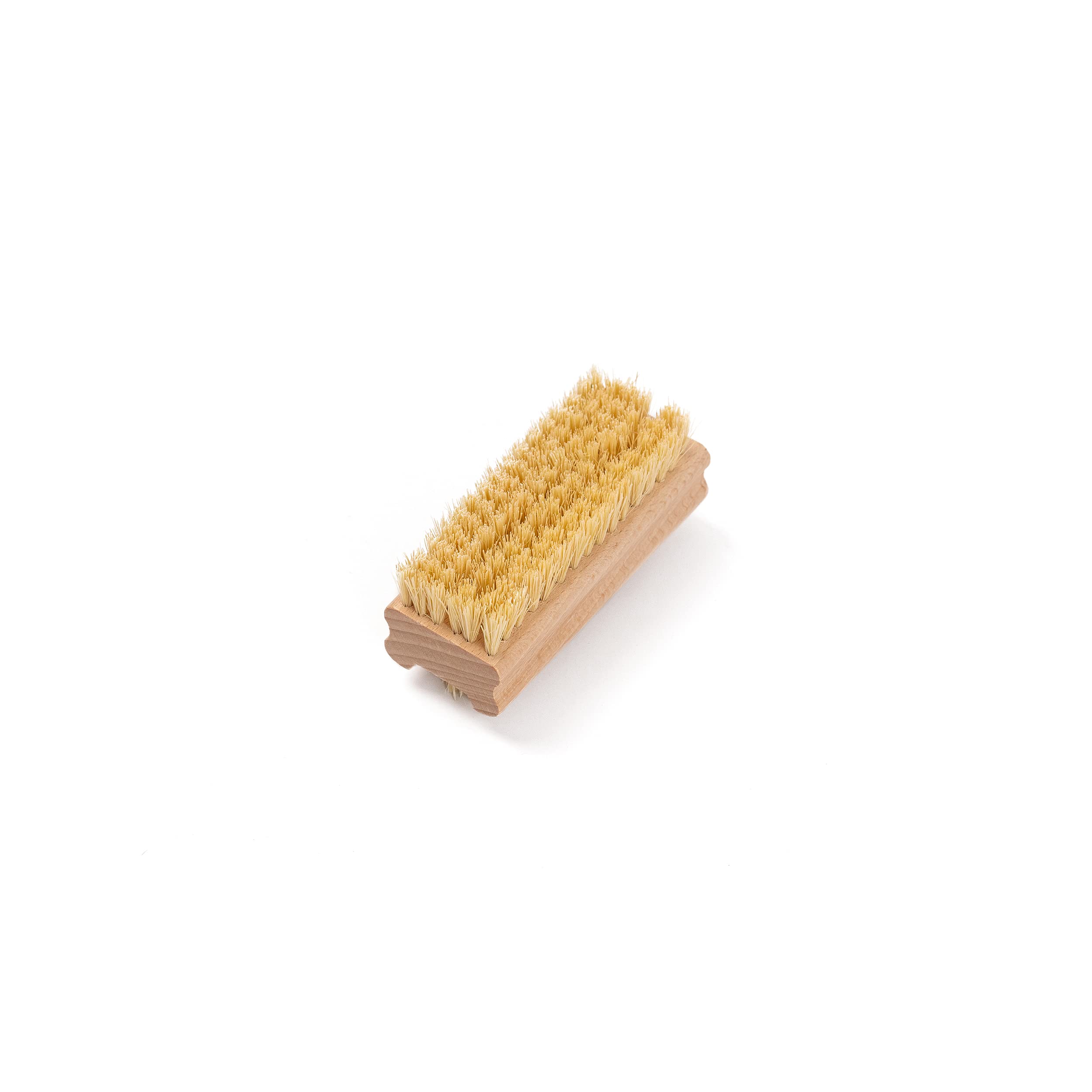 Eco Bath Natural Sisal Nail Brush - Eco-Friendly Double-Sided Nail Cleaning Brush with Firm and Soft Cactus Bristles for Manicure and Pedicure