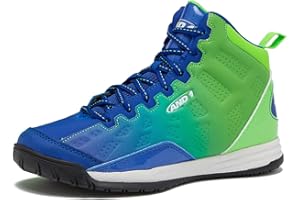 AND1 Showout Girls & Boys Basketball Shoes Kids, Boys High Top Sneakers, Youth Size 1 to 7 Kids Basketball Shoes Boys