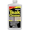STAR BRITE Premium Outdoor Teak Cleaner - Restore, Renew & Refresh Weathered Gray Teak and Other Fine Woods - Teak Oil & Sealer Compatible - No Sanding Needed - 32 Ounce (081432)