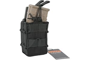 EXCELLENT ELITE SPANKER Tactical Molle Single/Double Open-Top Mag Pouch for M4 M14 M16 AR15 G36 Magazine