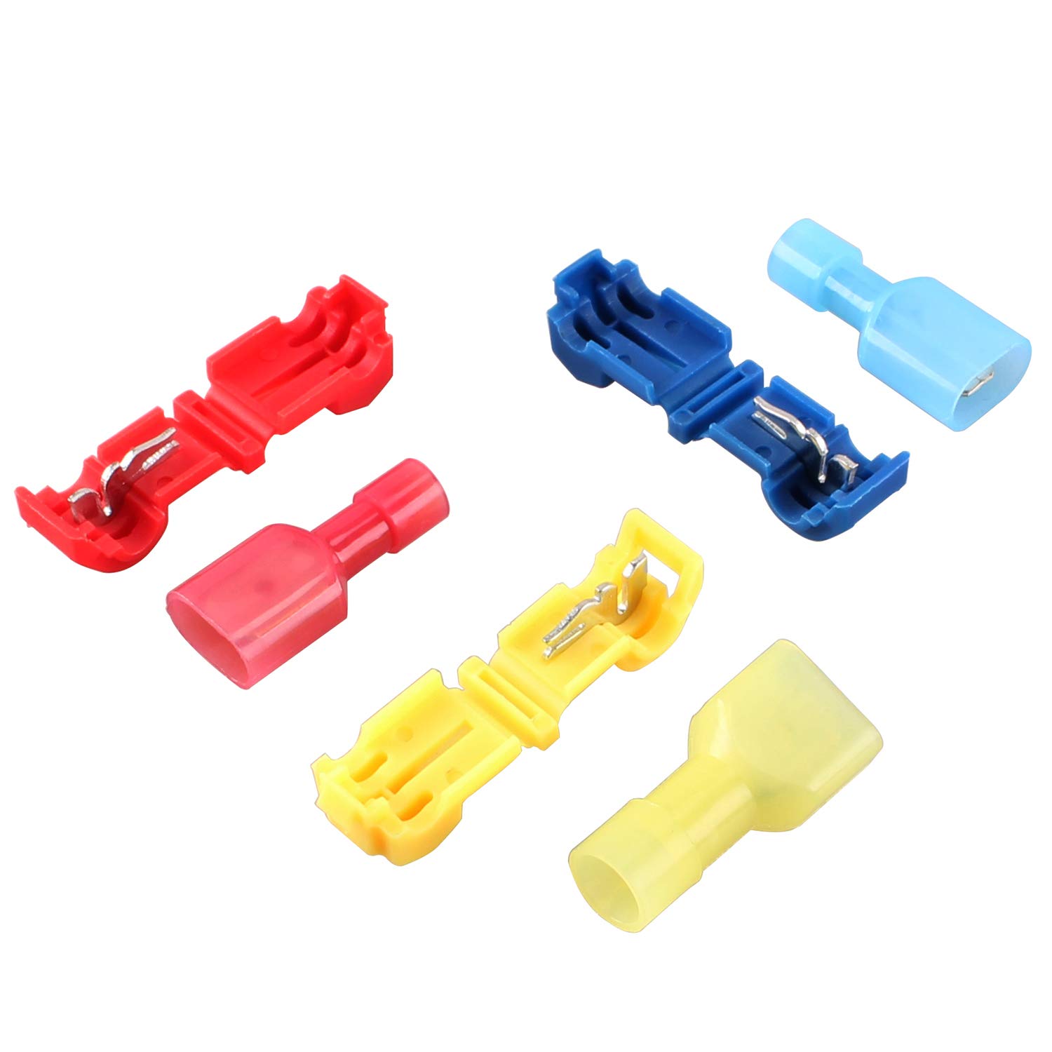 Wire Cable Spade Connectors Terminals Crimp Scotch Lock Quick Splice